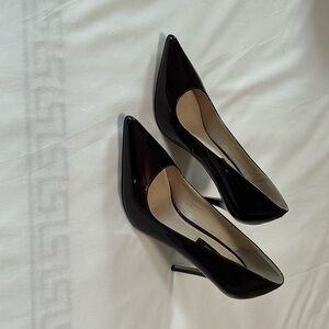 WHBM leather pump. Size 8M. Worn one time.